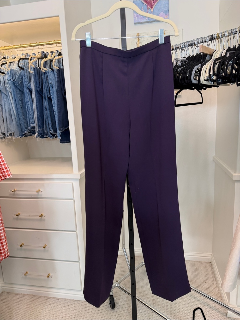 Purple 3 piece suit blazer set size 8 - Picture 4 of 5